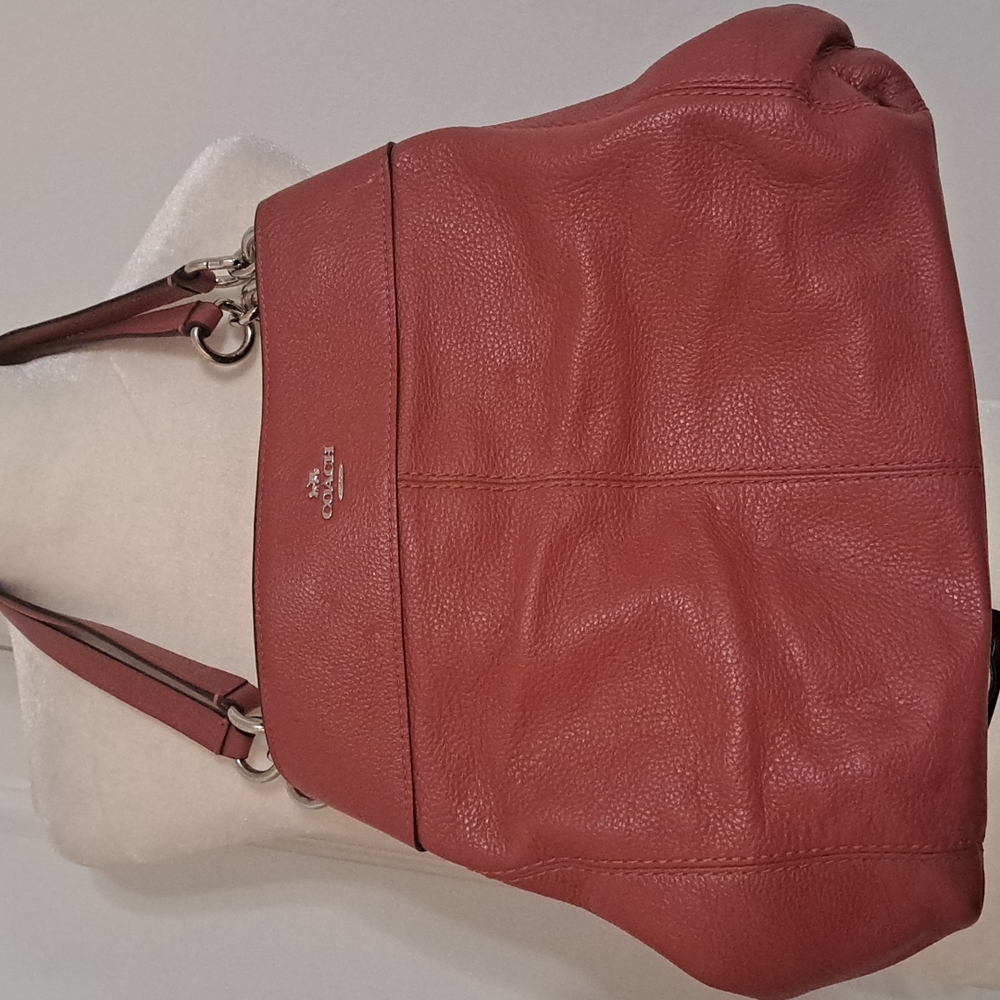 Coach "Lexy" Pebbled Leather Bag - Picture 4 of 7